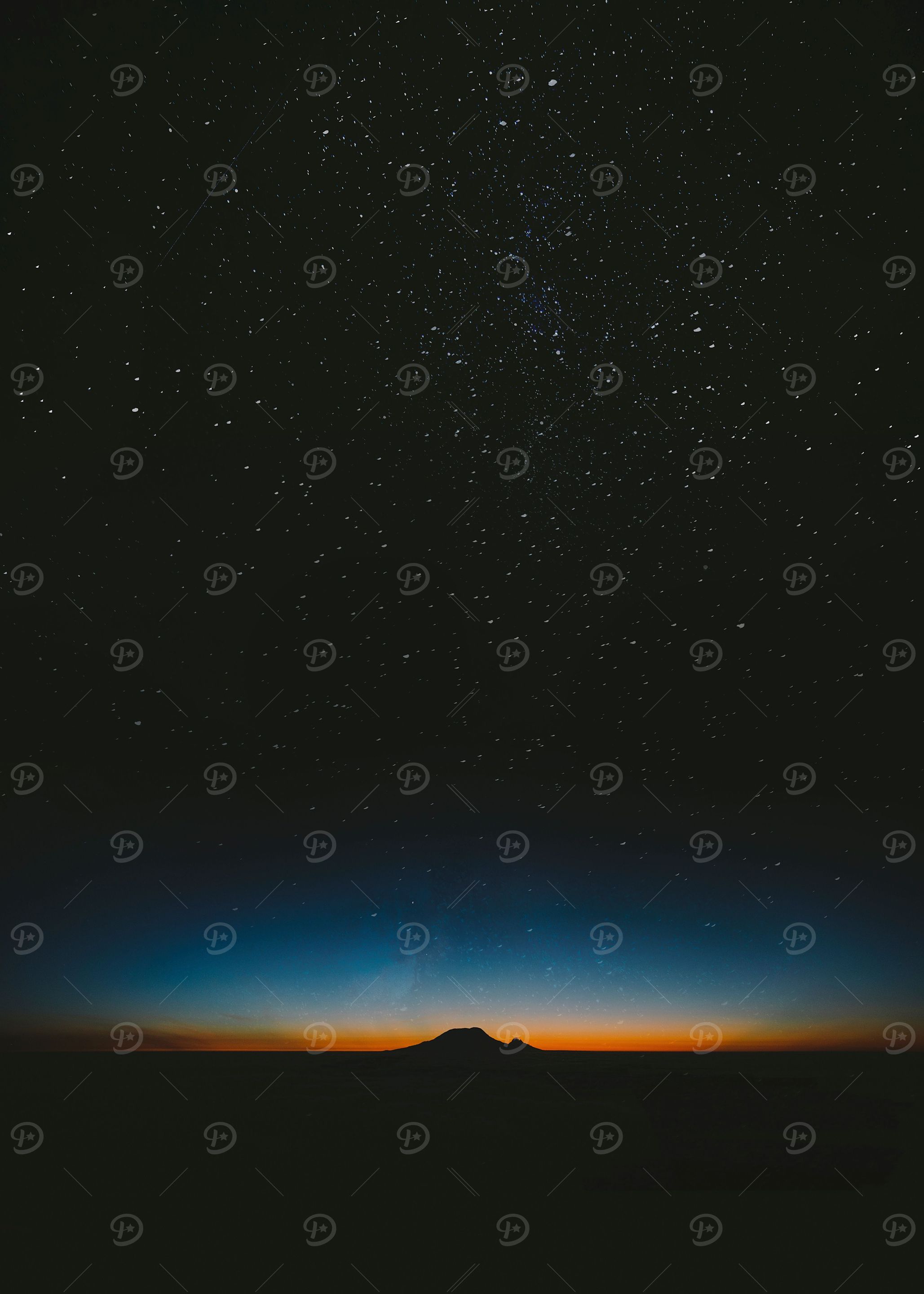 Night mountain