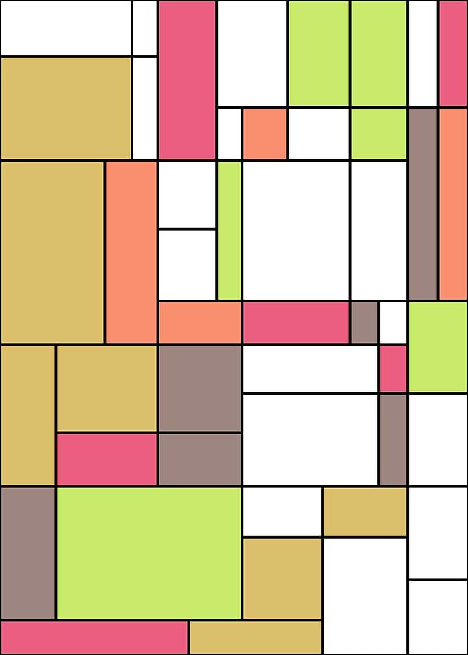 Piet Mondrian style