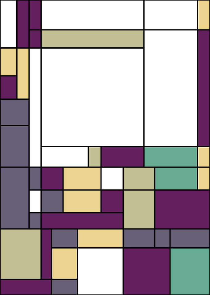 Piet Mondrian style