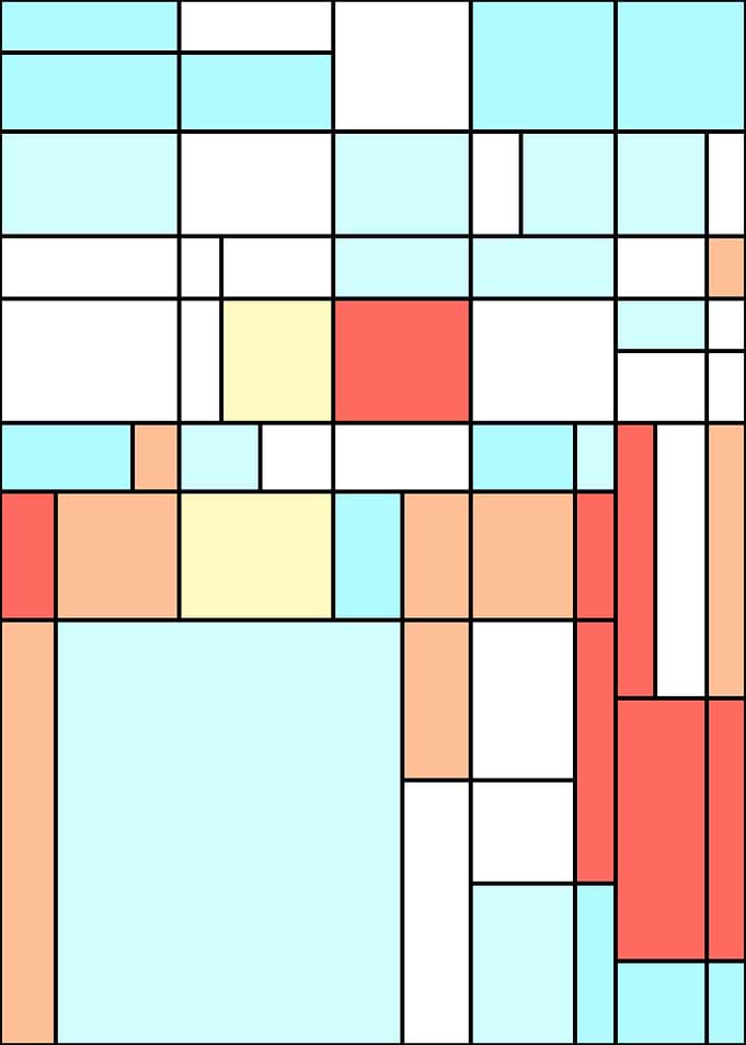 Piet Mondrian style