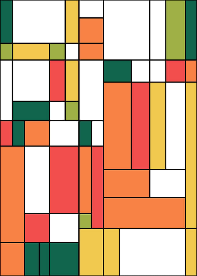 Piet Mondrian style