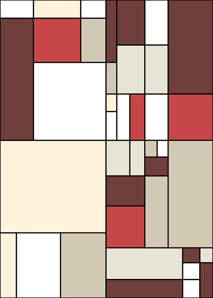 Piet Mondrian style