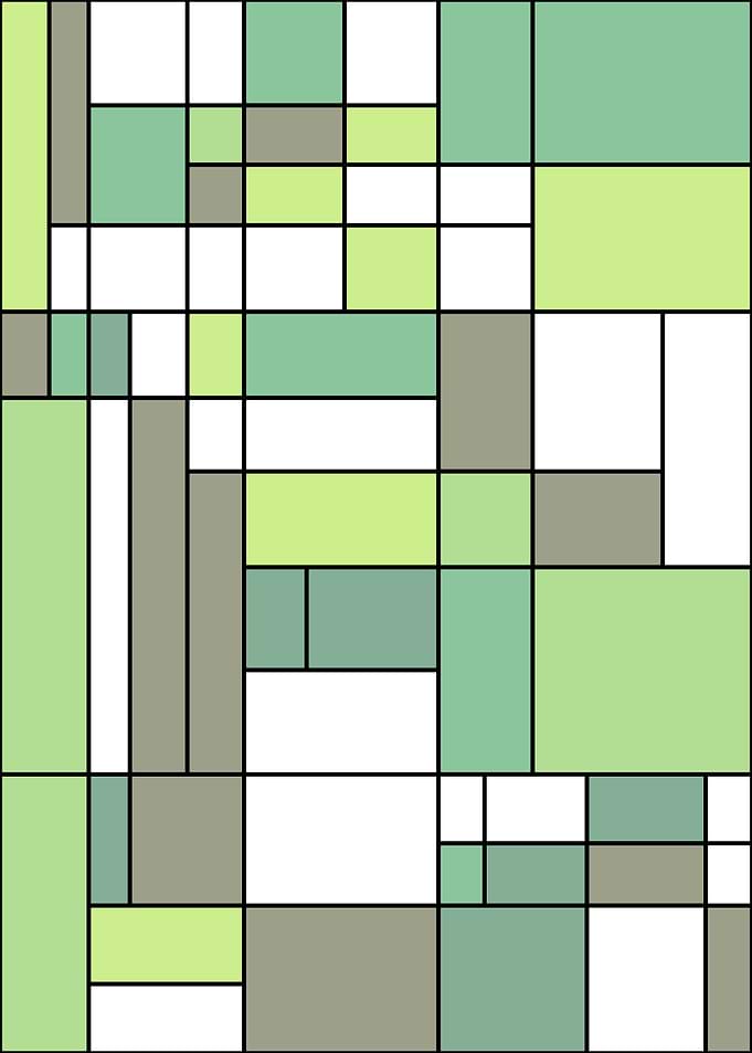 Piet Mondrian style