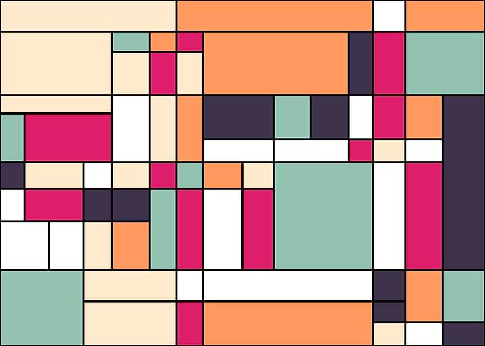 Piet Mondrian style