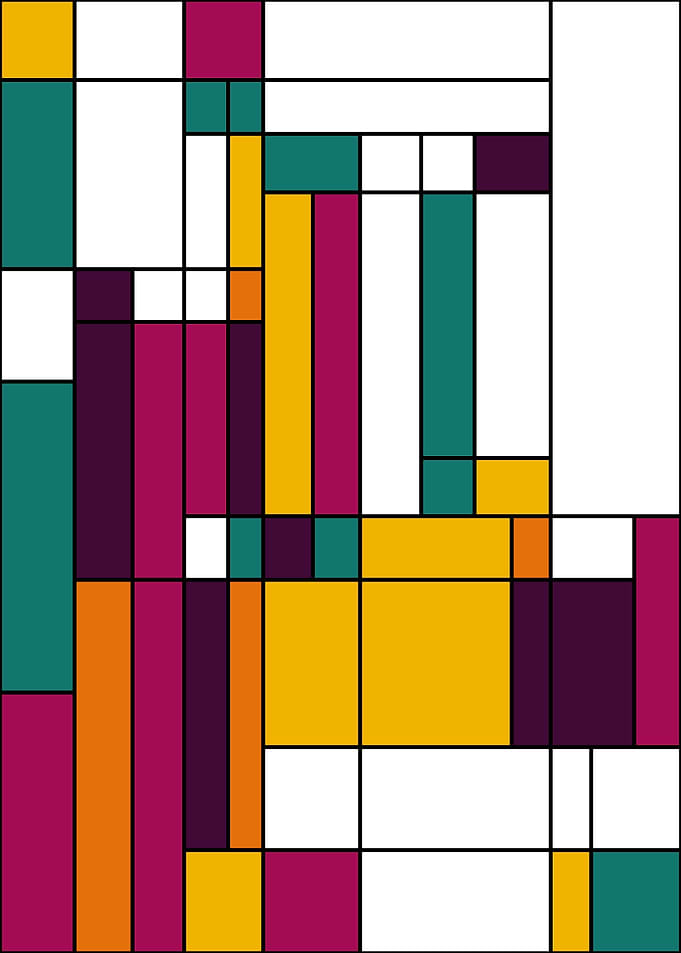 Piet Mondrian style