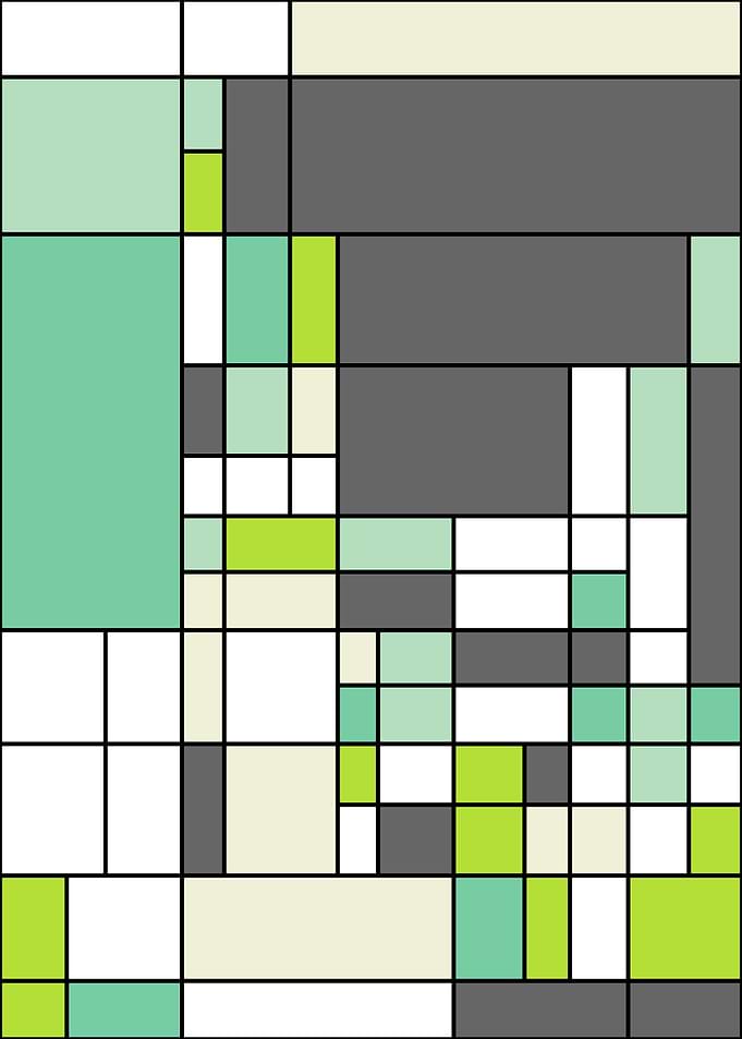 Piet Mondrian style