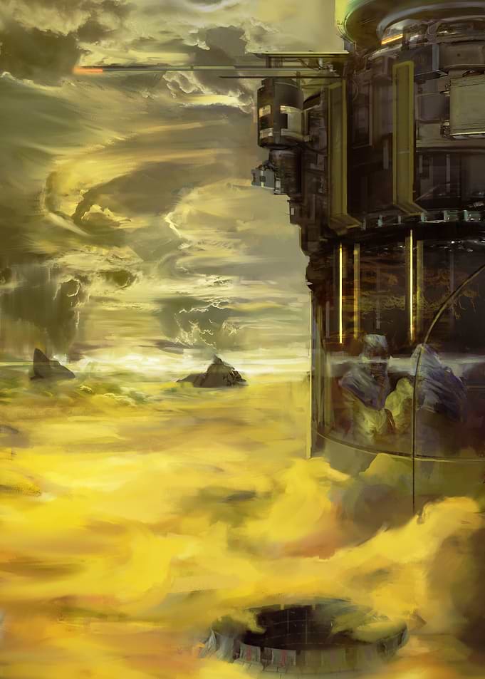Venus Space Travel Voyage
