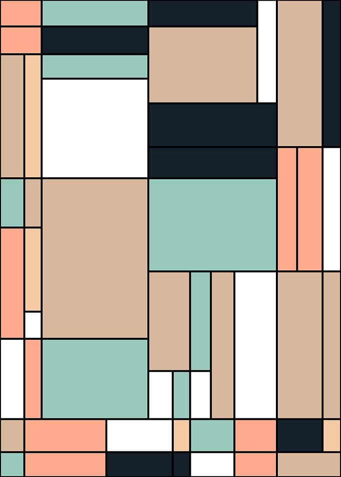 Piet Mondrian style