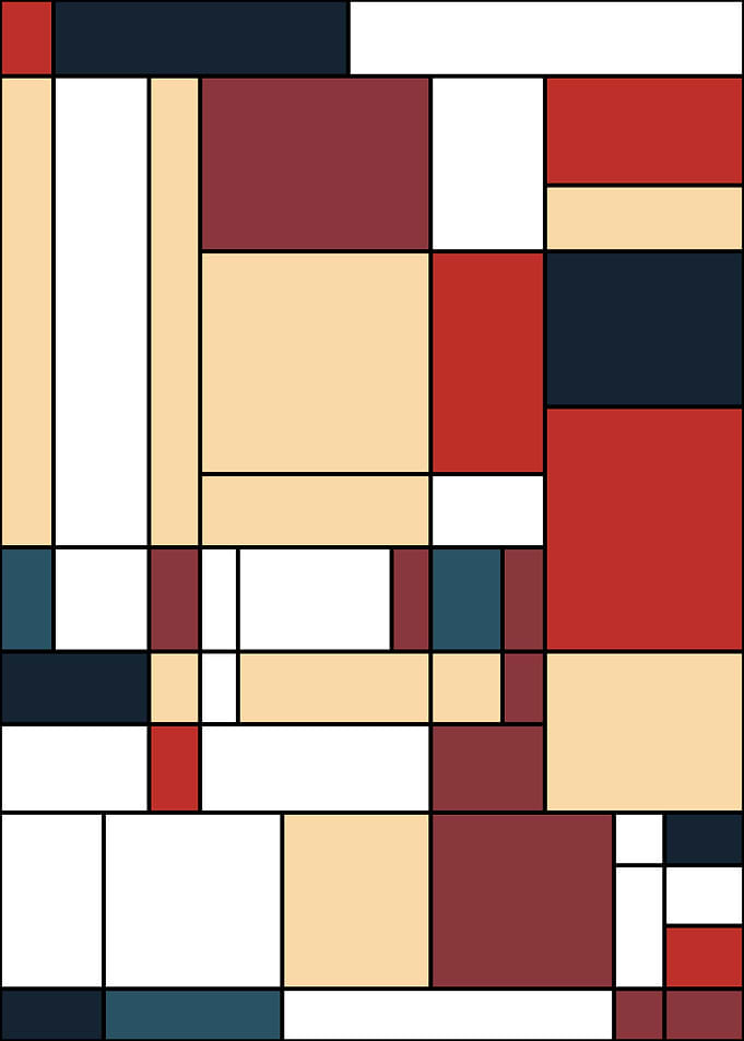 Piet Mondrian style