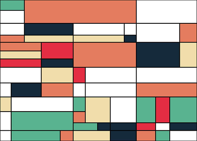Piet Mondrian style