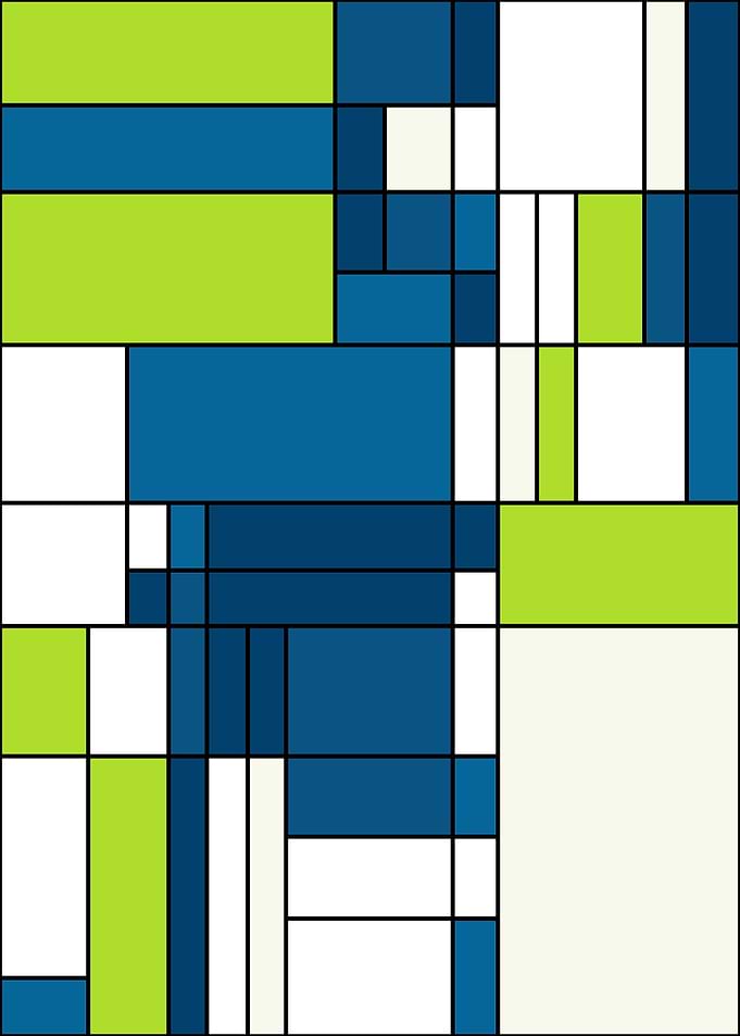 Piet Mondrian style