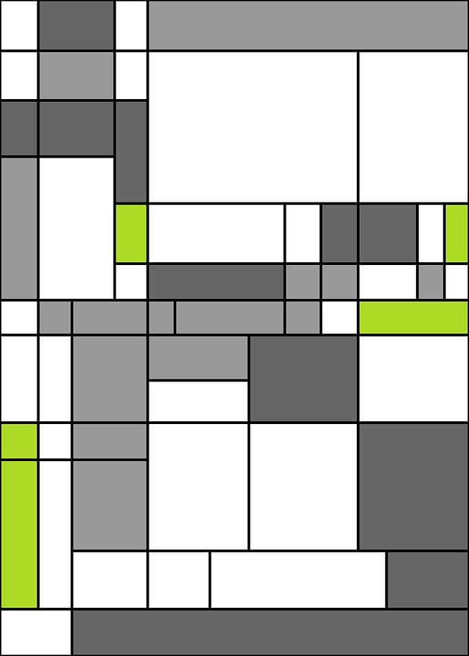 Piet Mondrian style