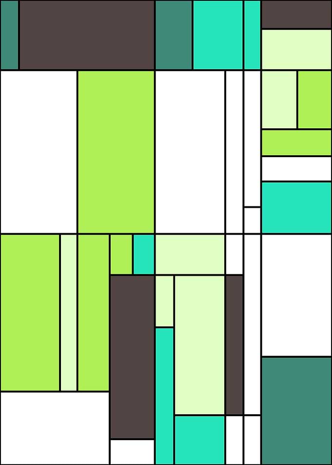 Piet Mondrian style