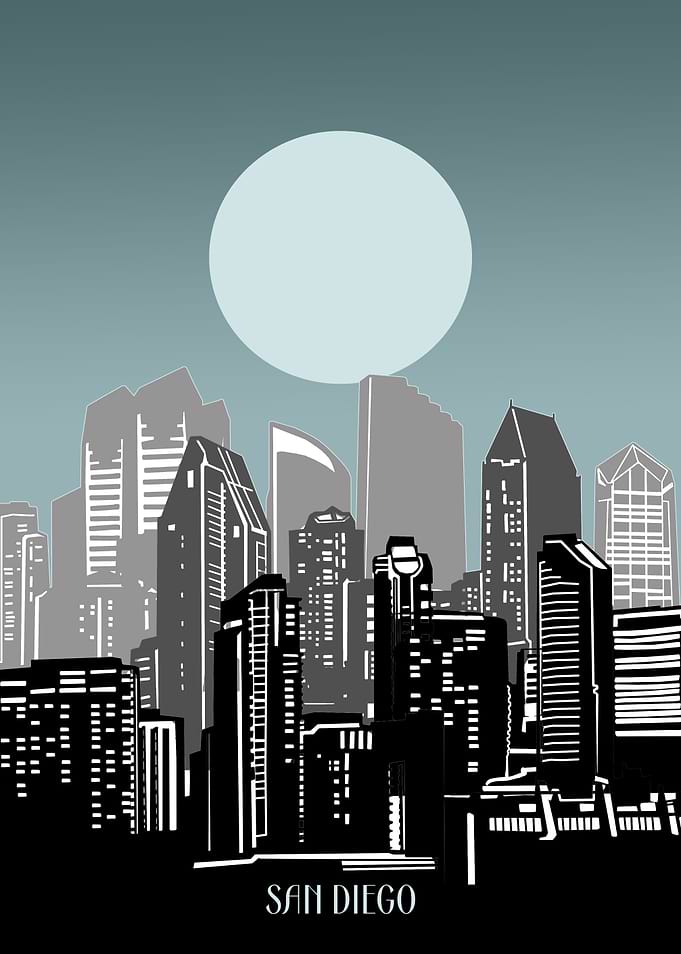 san diego city minimal