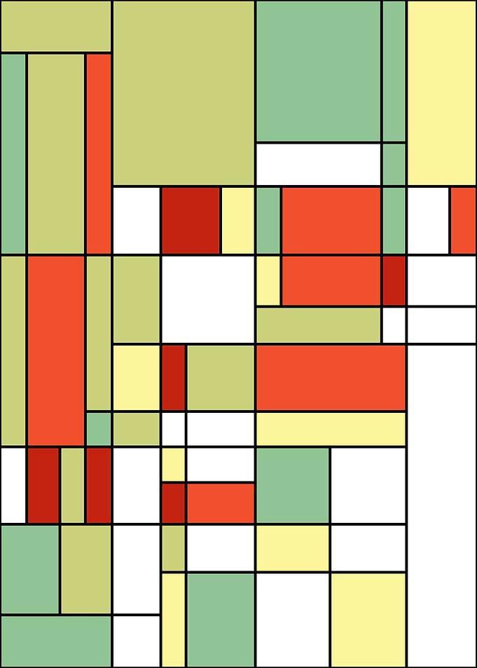 Piet Mondrian style