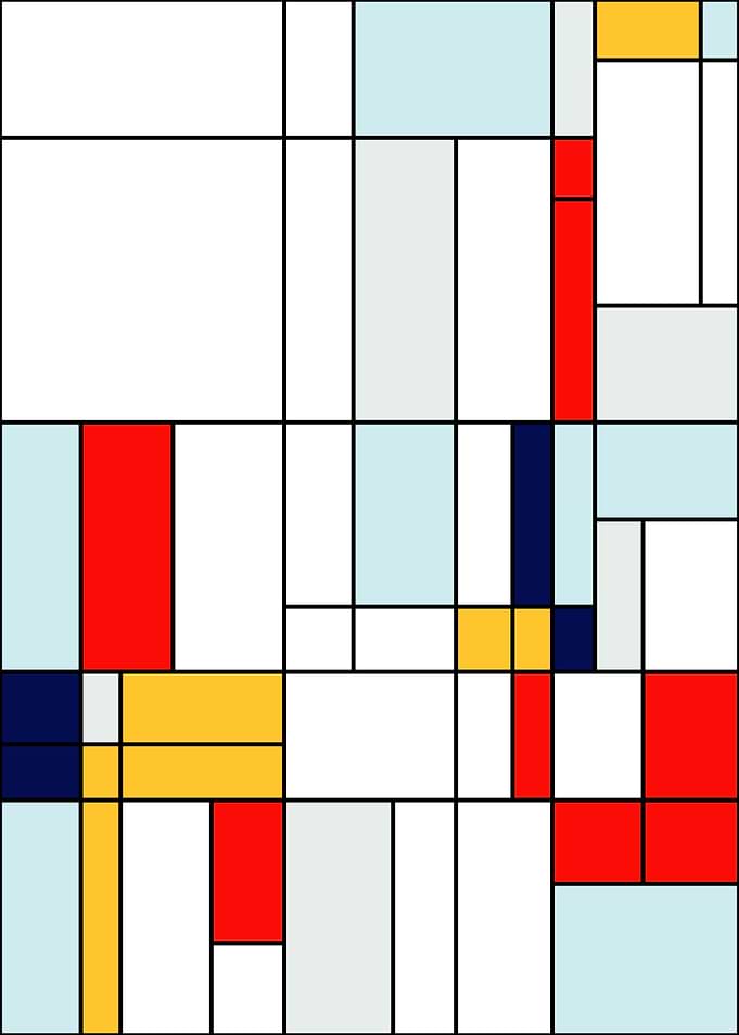 Piet Mondrian style
