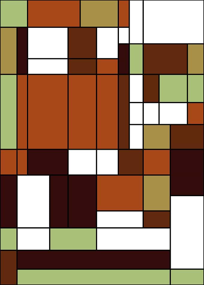 Piet Mondrian style