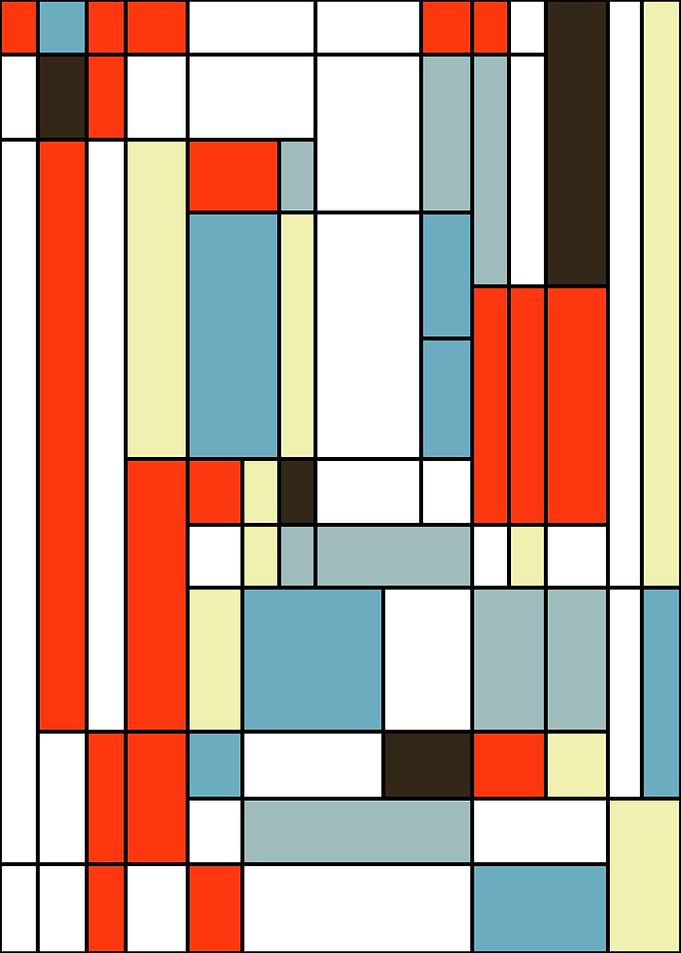 Piet Mondrian style