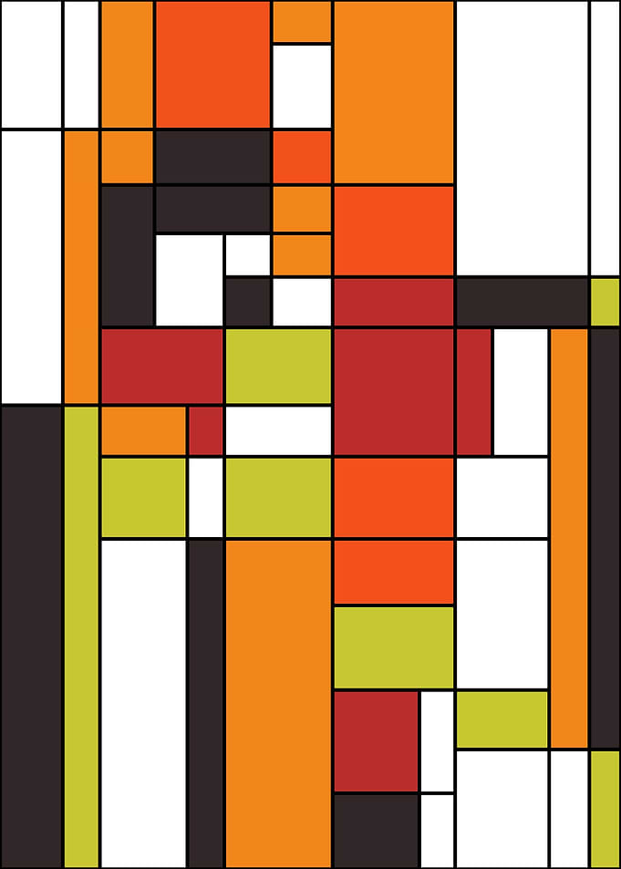 Piet Mondrian style