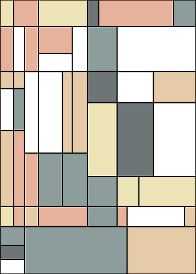 Piet Mondrian style