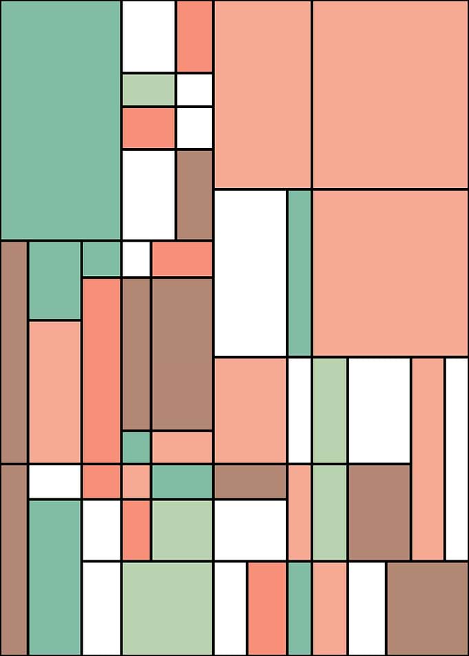 Piet Mondrian style