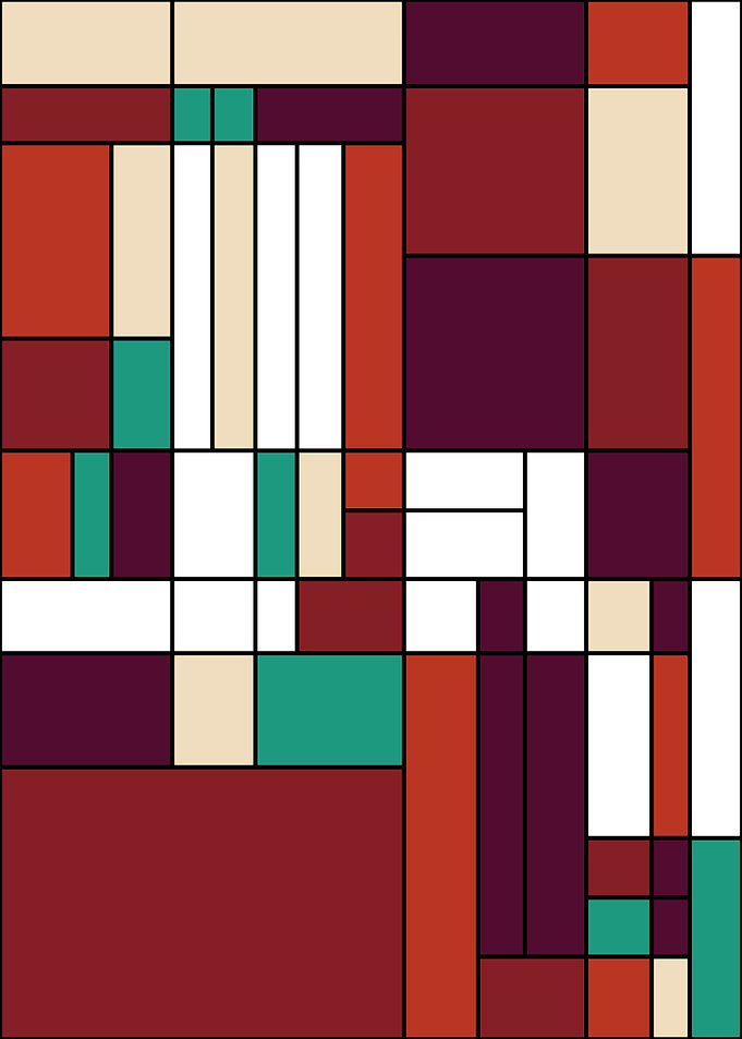 Piet Mondrian style