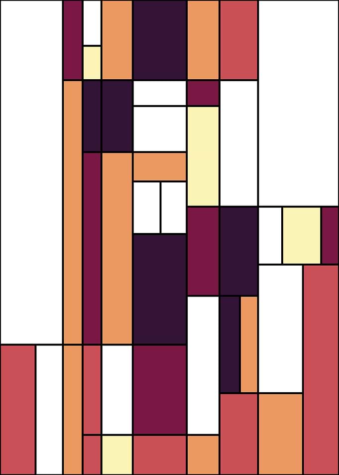 Piet Mondrian style