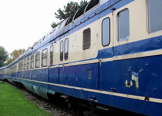 Lost Places Blue Train