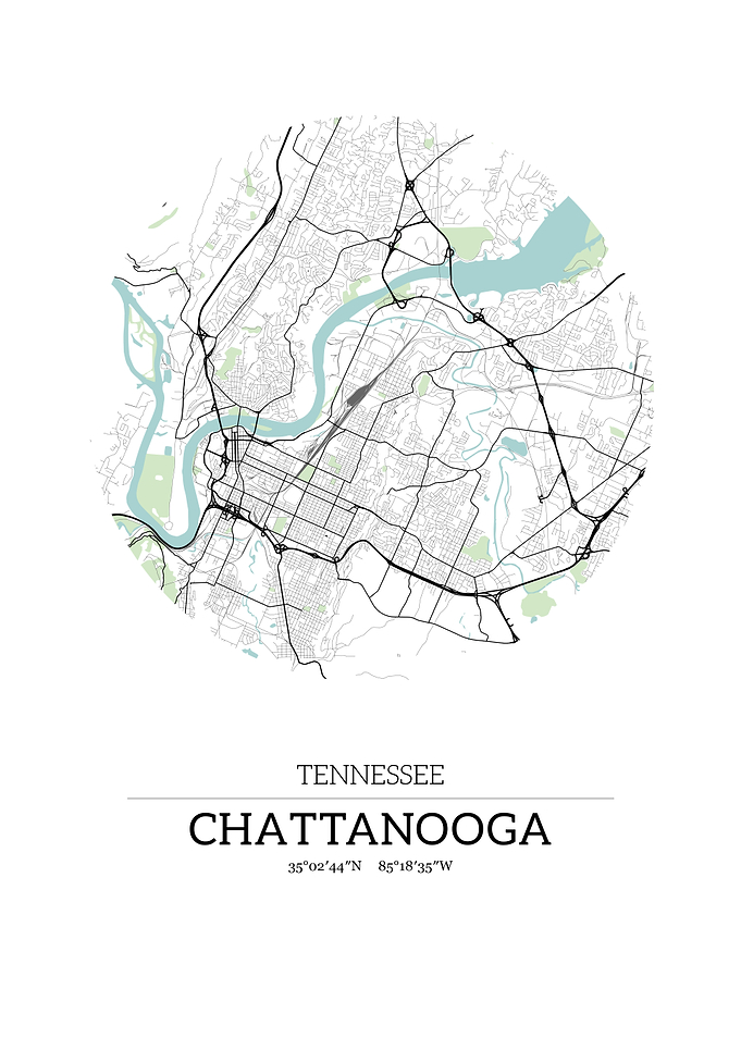 Chattanooga City Map