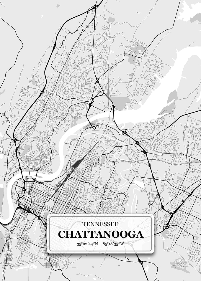 Chattanooga City Map