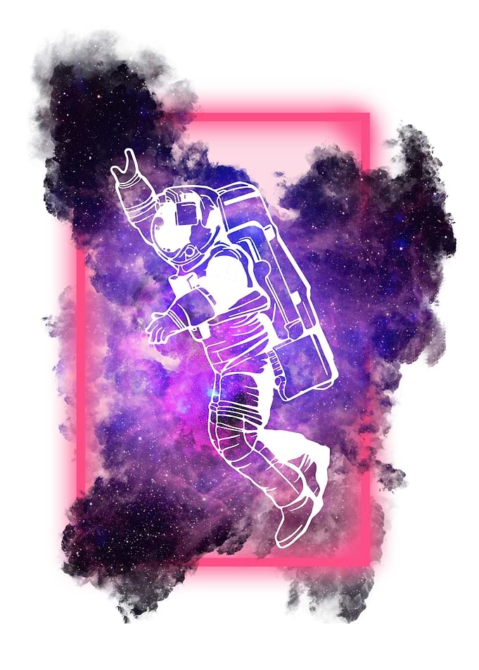 Neon Spaceman