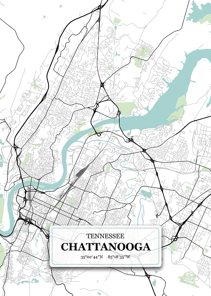 Chattanooga City Map