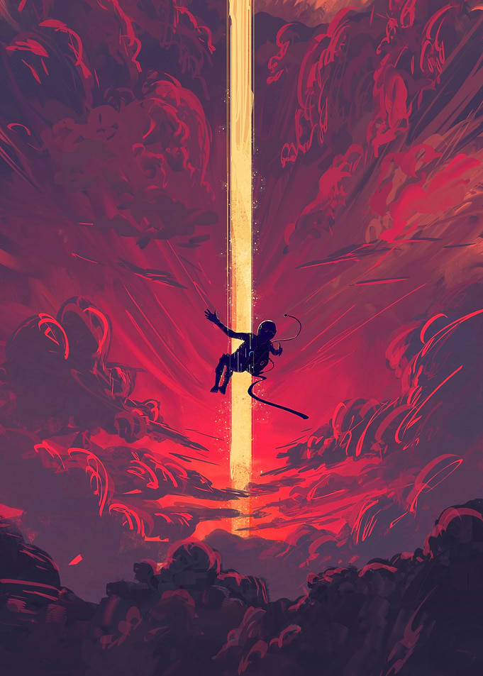 Falling Astronaut