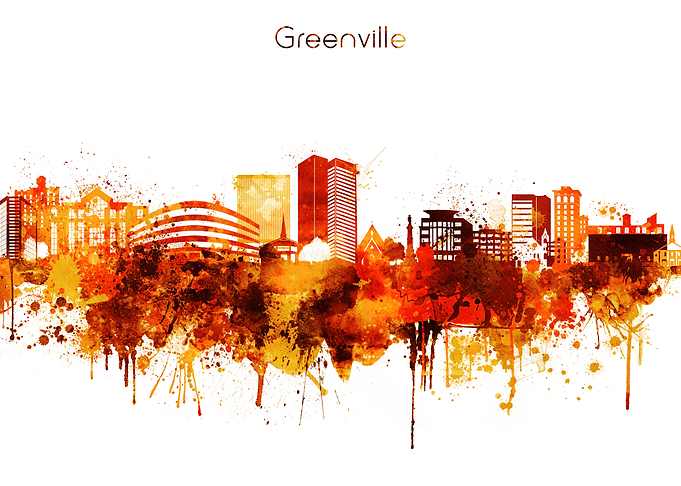 Greenville SC Skyline