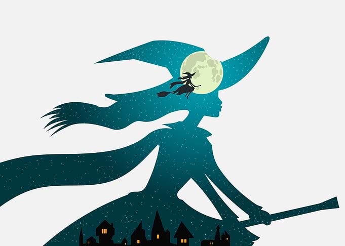 Beautiful witch