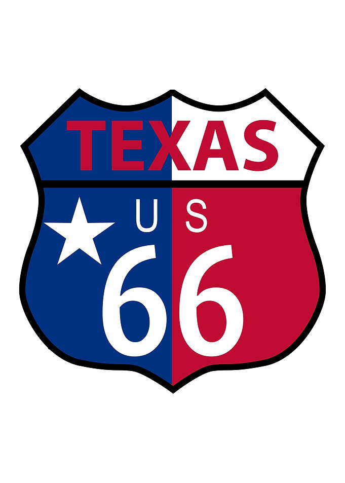 Route 66 Texas sign