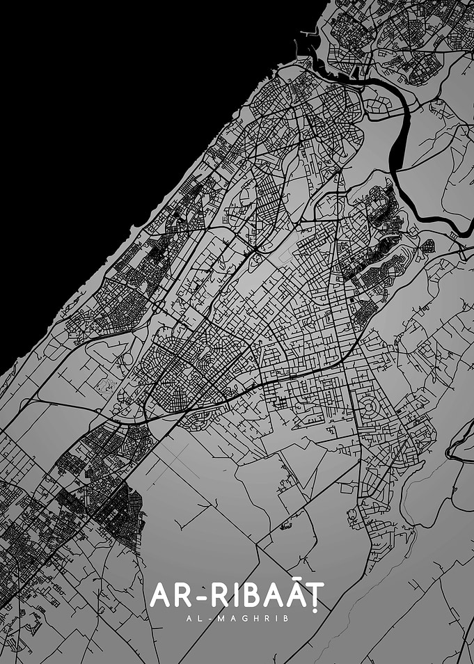 arRibaat map BW