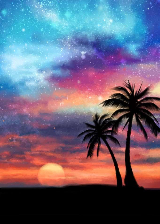 Ephemeral sunset