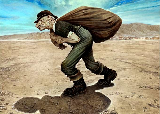 Old man bag Terror