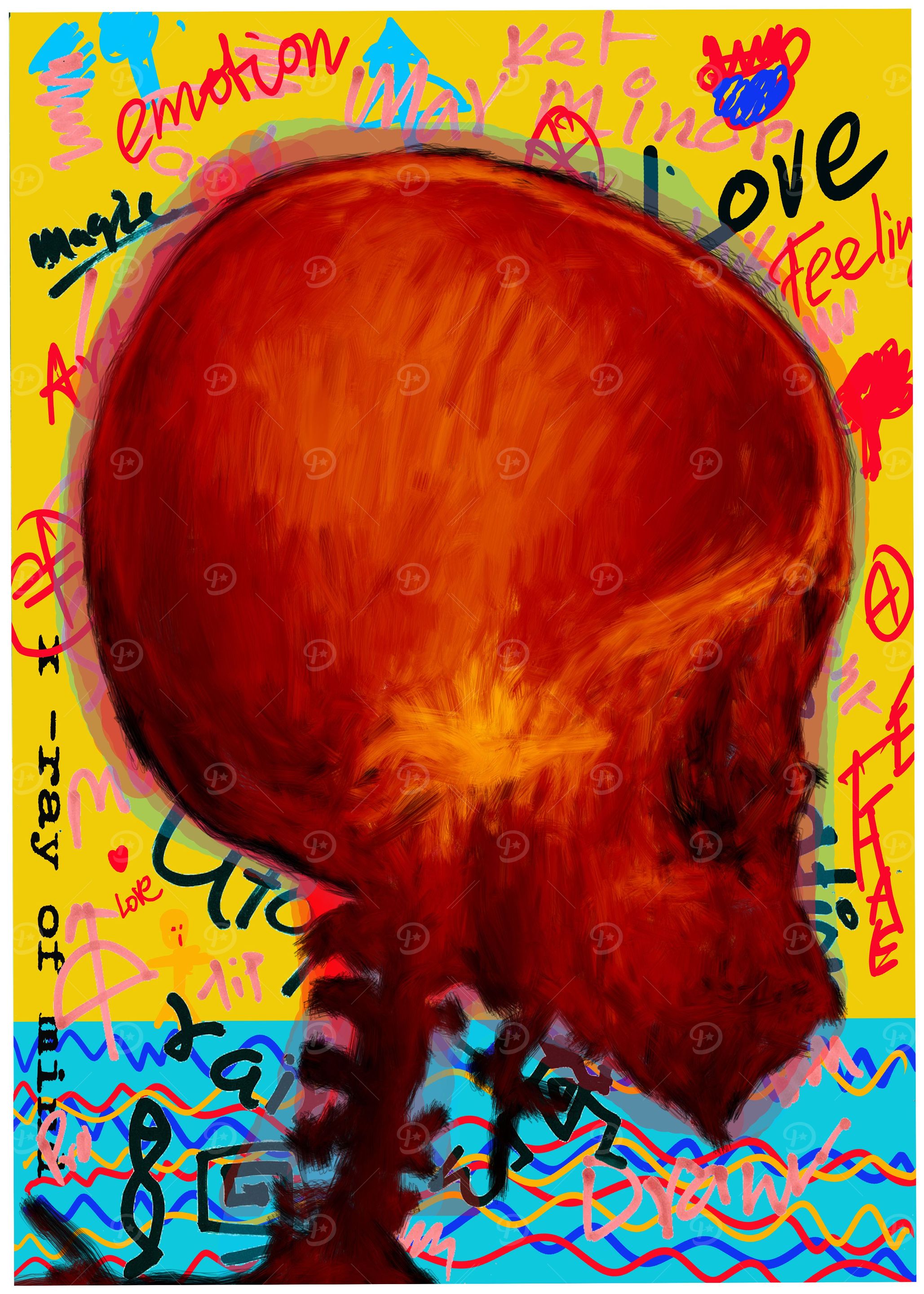 x ray of mind abstract art
