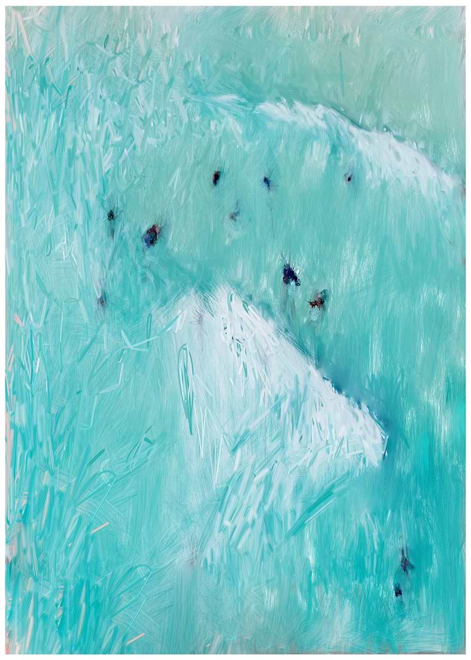 sea landscape abstract art