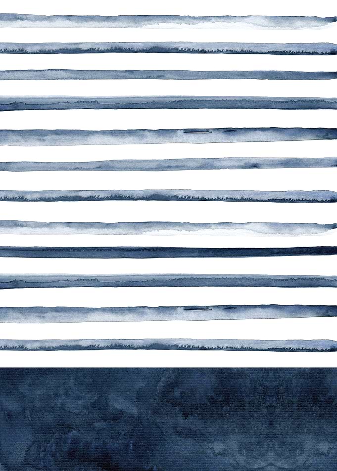 Stripes Watercolor Pattern