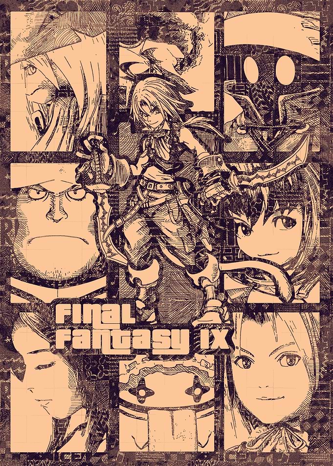 final fantasy 9 doodle