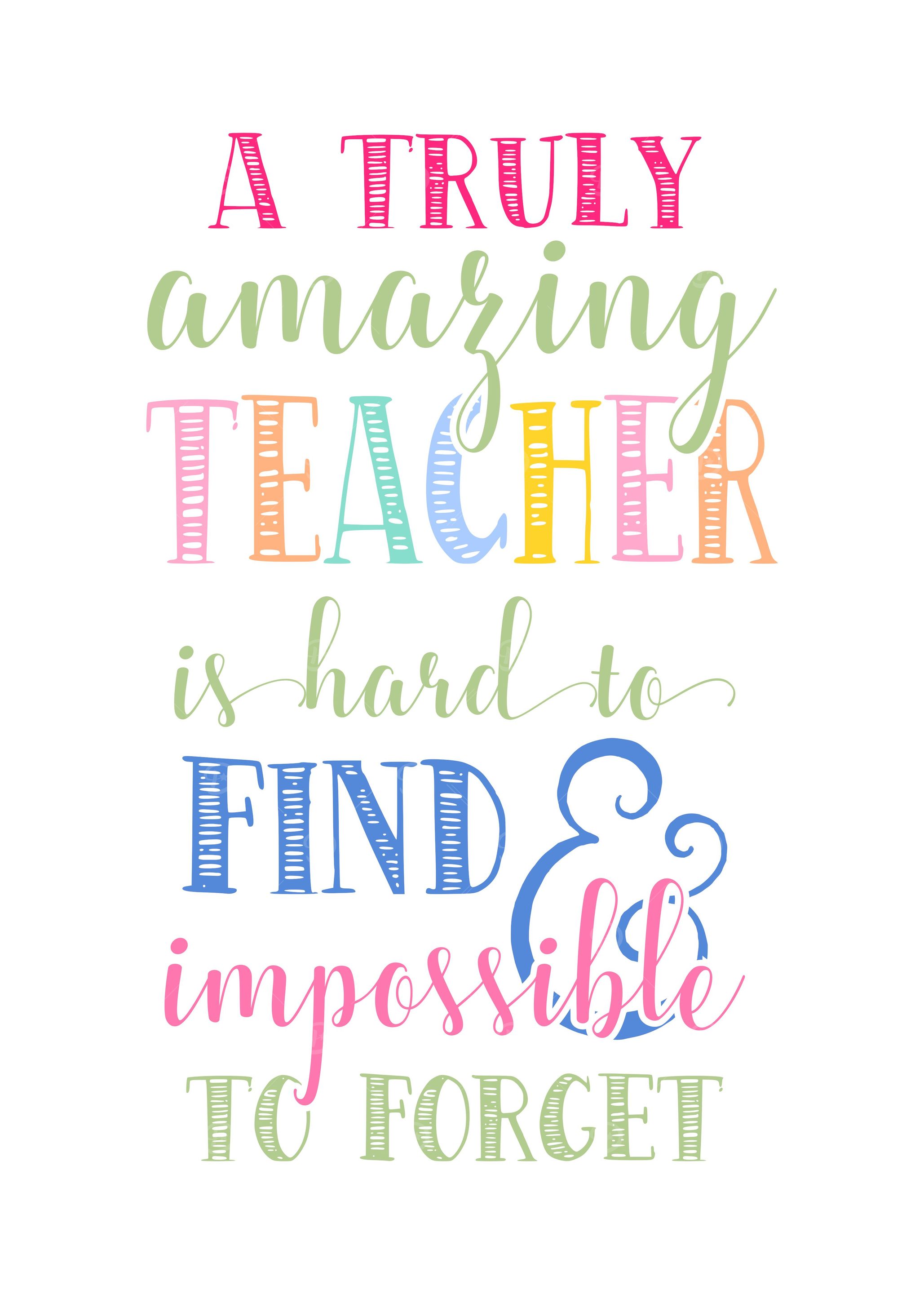 female teacher thank you