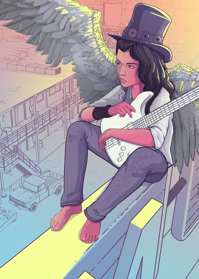Comtemplative angel