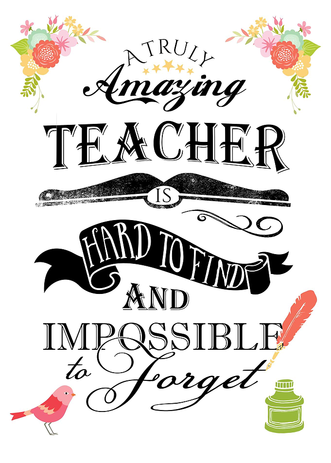 female teacher gift