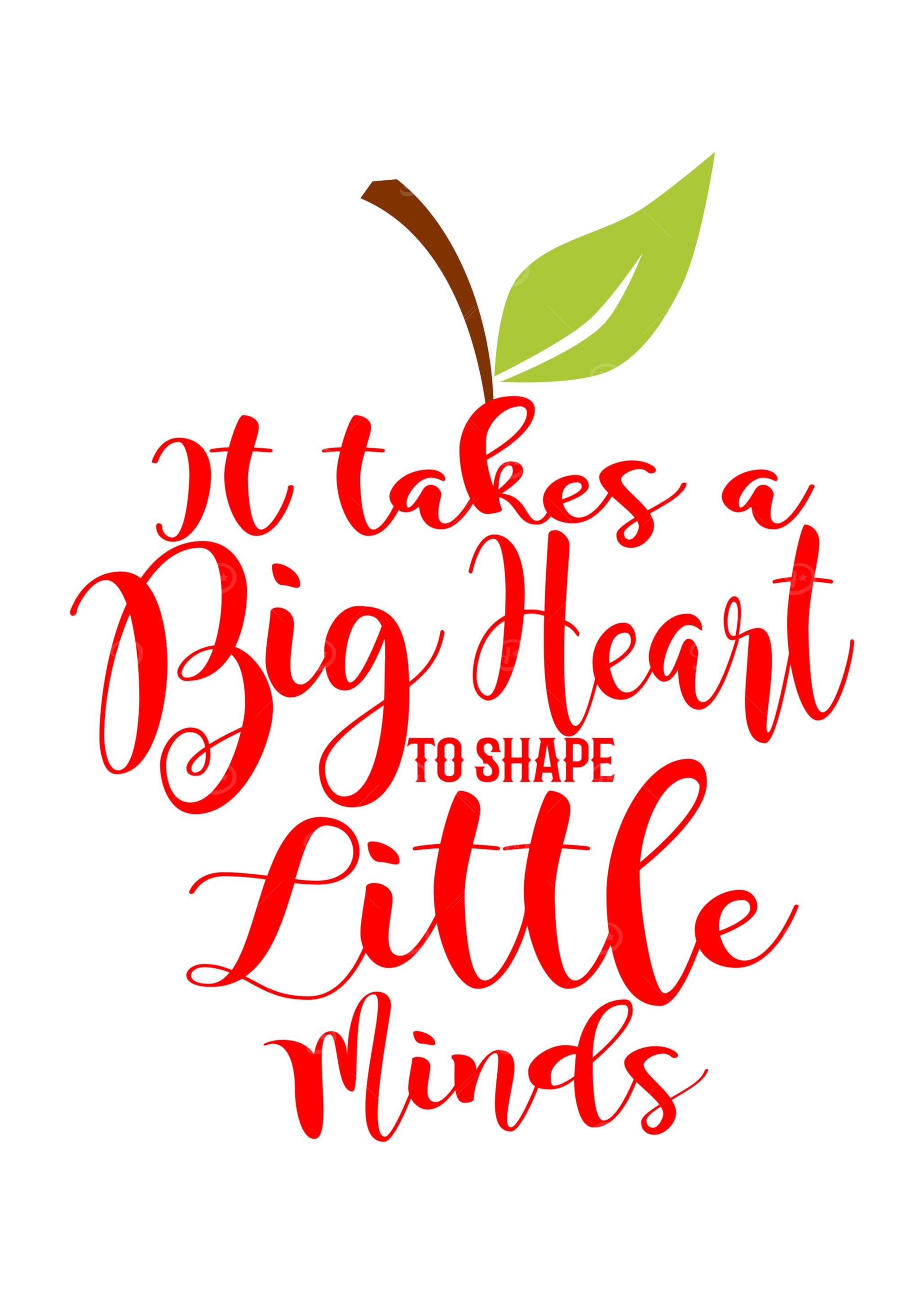 big heart apple