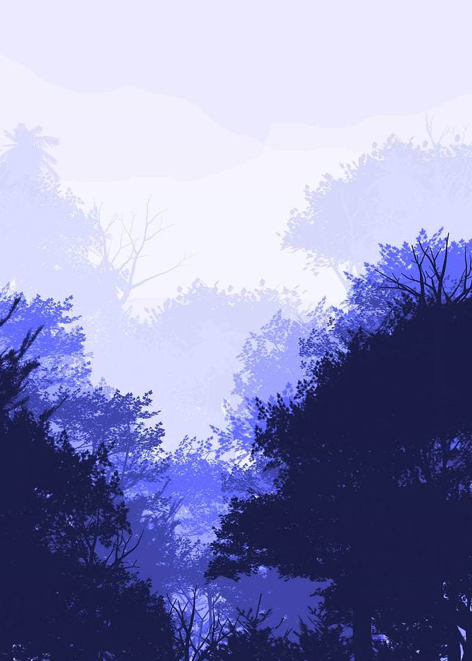 The Blue Tropical Forest