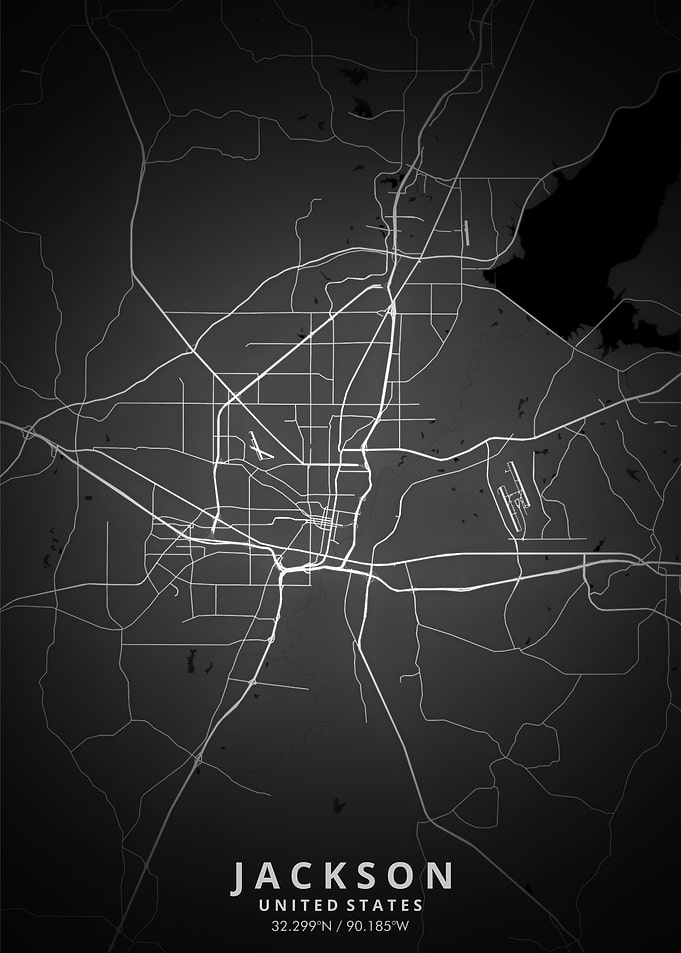 Jackson Map Posters