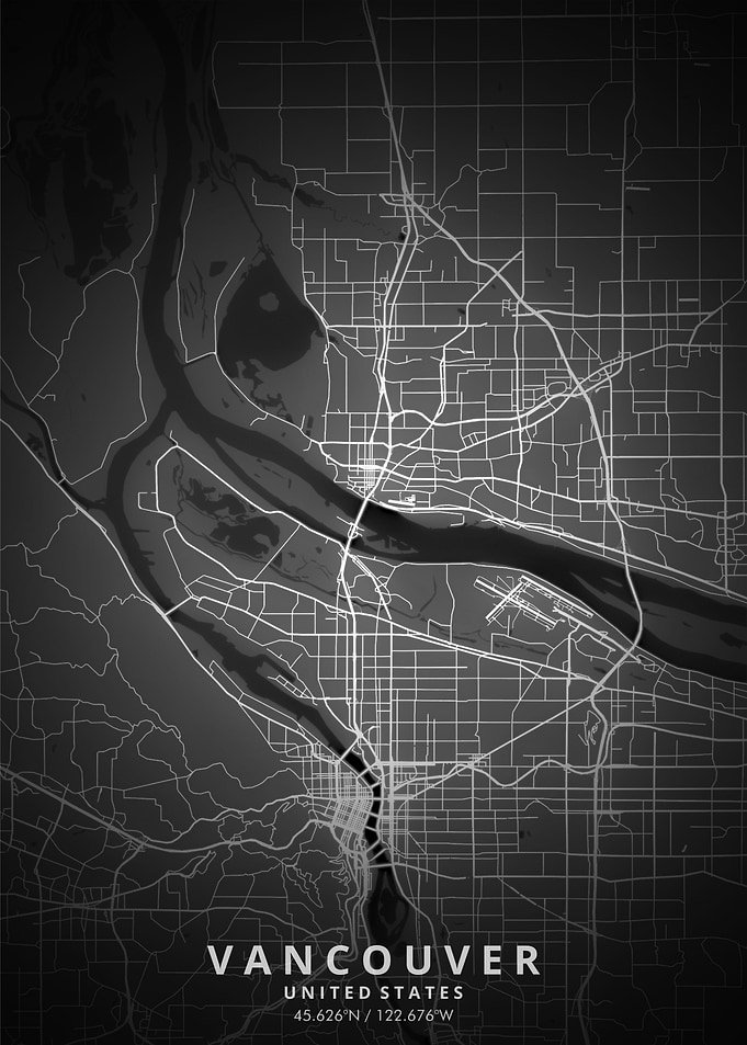 Vancouver Map Posters